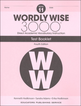Wordly Wise 3000 4th Edition Test Book 11