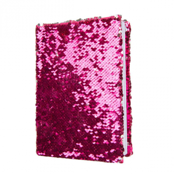Pink / Silver Magic Sequin Journal