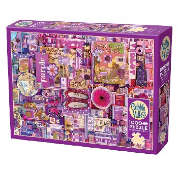 Purple Collage Jigsaw Puzzle (1000 piece)