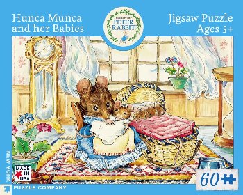 Hunca Munca and Her Babies Puzzle (60 piece)