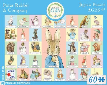 Peter Rabbit & Co. Puzzle (60 piece)