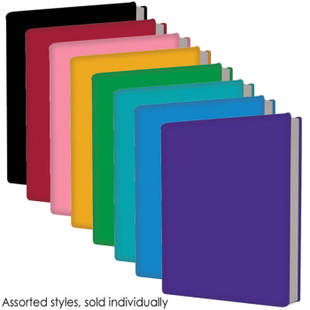 Stretchable Jumbo Book Cover 9" x 11" Assorted Solid Color