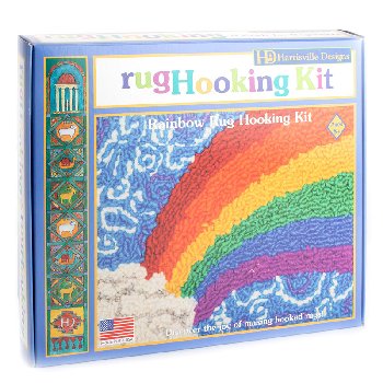 Rainbow Rug Hooking Kit by Friendly Loom