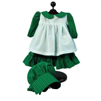Prairie Dress / Apron & Bonnet for 18" Doll (Little House Dolls & accessories)