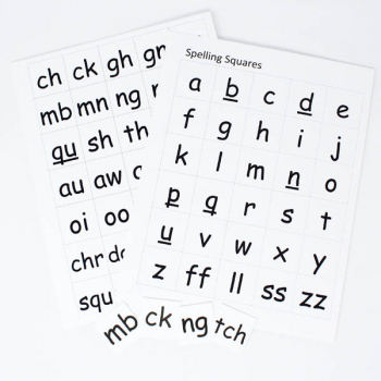 Reading Complete Spelling Squares
