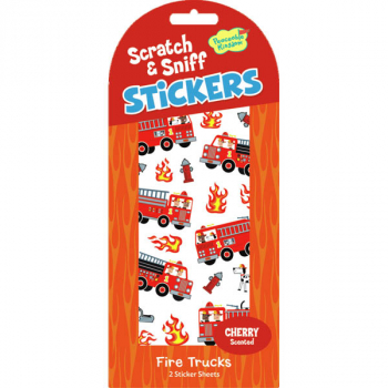 Cherry Fire Trucks Scratch & Sniff! Stickers