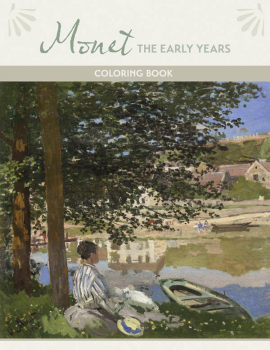 Monet: The Early Years Coloring Book
