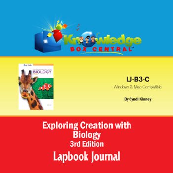 Apologia Exploring Creation With Biology 3rd Edition Lapbook Journal - CD