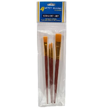 Brush Set - Red (4 count)