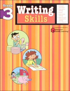 Writing Skills Grade 3 (Flash Kids Harcourt Family Learning)