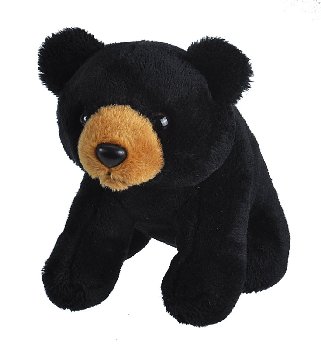Pocketkins Black Bear 5" Plush