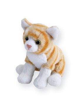 Pocketkins Orange Tabby Cat 5" Plush