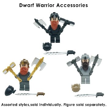 Brick Forge - Dwarf Warrior Accessory Pack (assorted style)