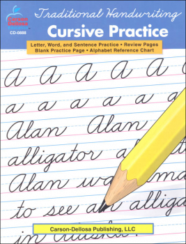 Traditional Handwriting: Cursive Practice Resource Book