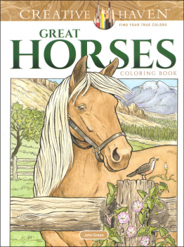 Great Horses Coloring Book (Creative Haven)