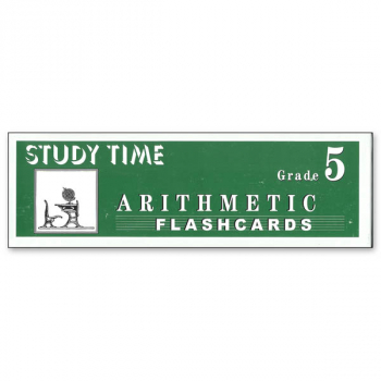Study Time Arithmetic - Flashcards, Grade 5