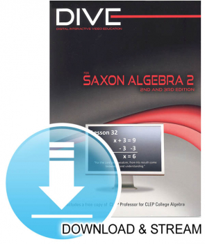 DIVE Download & Stream Saxon Algebra 2 2nd/3rd Edition