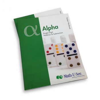 Math-U-See Alpha Student Pack