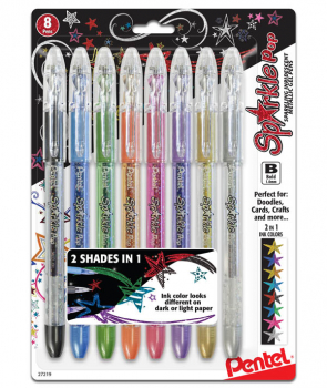 Sparkle Pop Metallic Gel Pen - 8 pack (assorted colors)
