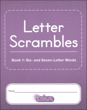 Letter Scrambles 1 Journal