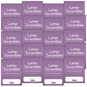 Letter Scrambles 1 Journal set of 20