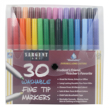 Washable Markers - 30 count (Fine Point)