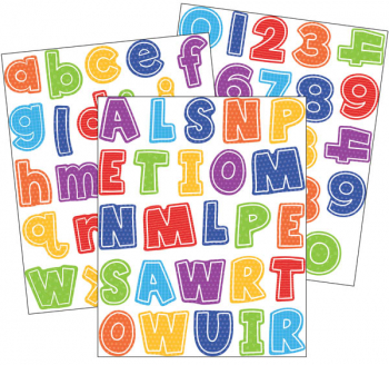 Letters and Numbers Stickers (470 stickers) | Carson-Dellosa ...