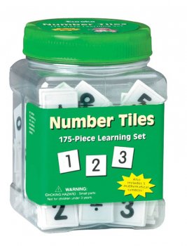 Connecting Number Tiles Tub