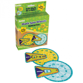 Math Spin Wheels - Subtraction