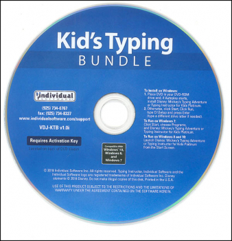 Kid's Typing Bundle: Mickey's Typing Adventure & Typing Instructor for Kids Platinum (Windows)