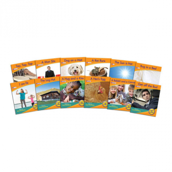 Decodable Readers: Non-Fiction Phase 2 Letter Sound (set of 12)