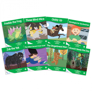 Fantail Readers: Fiction - Green (set of 8) Reading Level 12-14, Guided Reading Level F-I