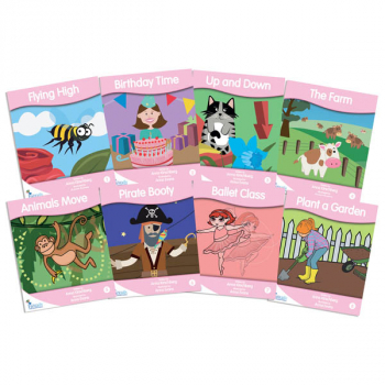 Fantail Readers: Fiction - Pink (set of 8) Reading Level 1-2, Guided Reading Level A-B