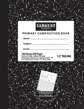 Primary Ruled Composition Book - 100 sheets