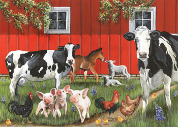 Red Barn Farm Tray Puzzle (35 piece)