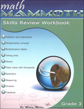 Math Mammoth Grade 3 Color Skills Review Workbook