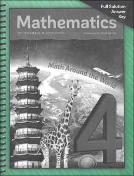 Mathematics Grade 4 Solution Key