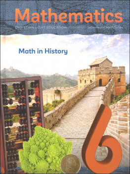 Mathematics Grade 6 Textbook Math in History  Christian Light