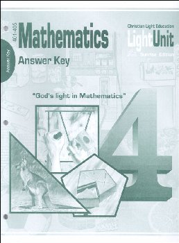 Mathematics LightUnits 401-405 A/K Sunrise Ed