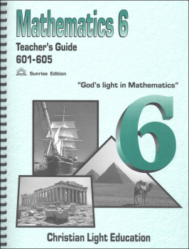 Mathematics Teacher's Guide 601-605 Sunrise Edition