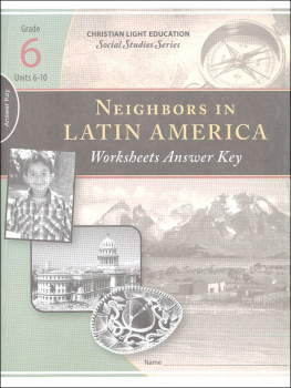 Social Studies 600 Neighbors in Latin America Worksheet Answer Key 2