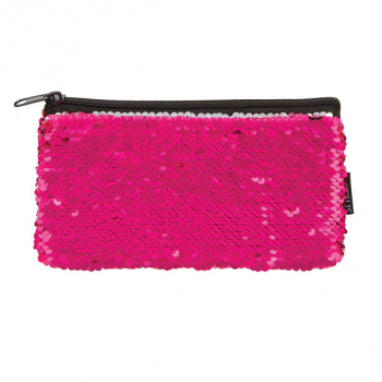 Pink/Silver Magic Sequin Mini Pencil Pouch