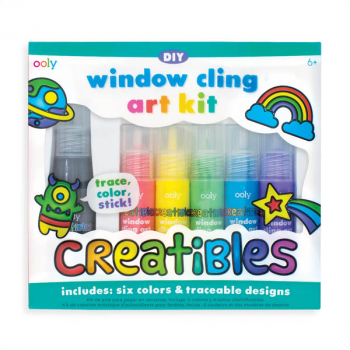 Creatibles D.I.Y. Window Cling Art Paint - 8 piece set