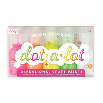 Do-A-Lot Dimensional Craft Paint: Neon Brights