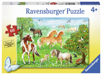 Mustang Meadow Children's Puzzle (60 pieces)