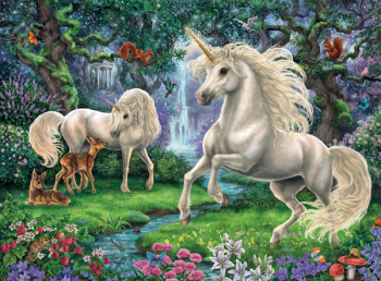 Mystical Unicorns Puzzle (200 pieces)