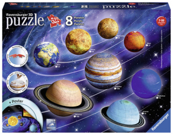 Solar System 3D Puzzle (522 pieces)