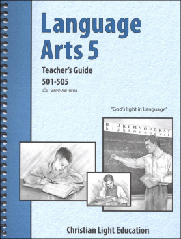 Language Arts 501-505 Teacher's Guide with answers Sunrise 2nd Edition