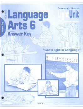 Language Arts LightUnit 606-610 Answer Key Sunrise Edition