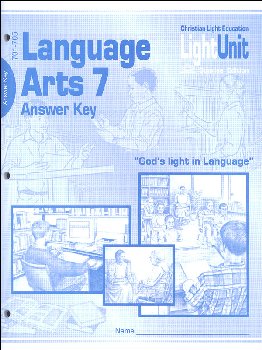Language Arts LightUnit 701-705 Answer Key Sunrise Edition
